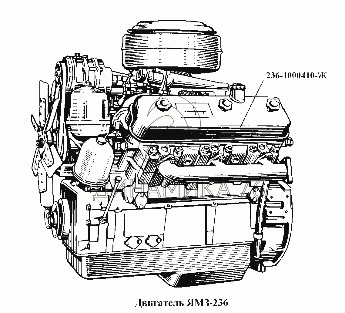 Номер двигателя МАЗ ЯМЗ 238