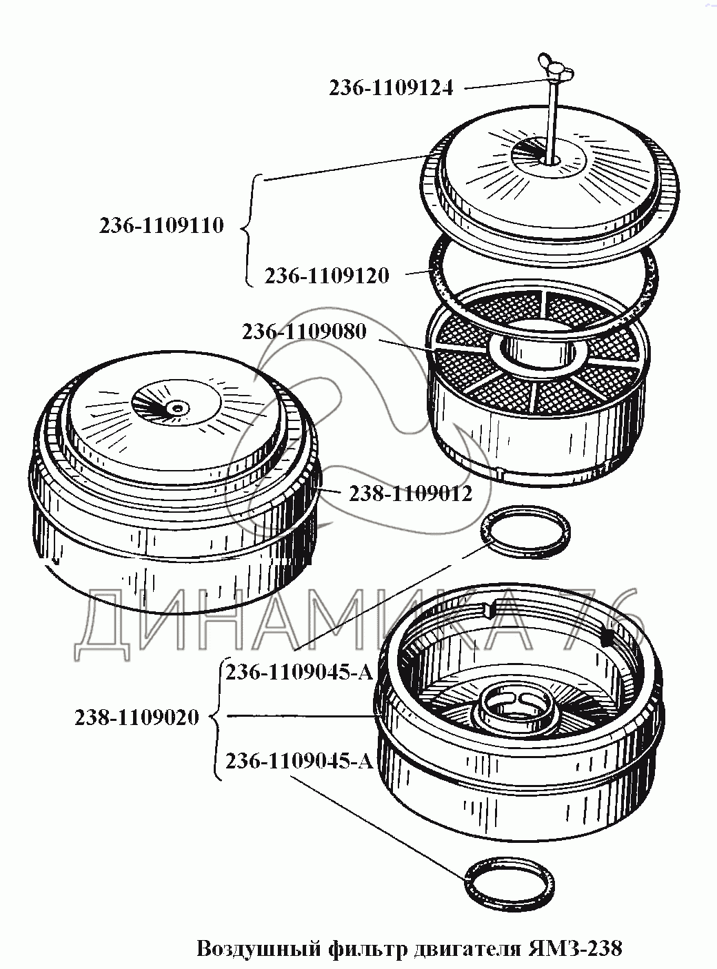 Масляный фильтр ямз 236 старого образца размеры