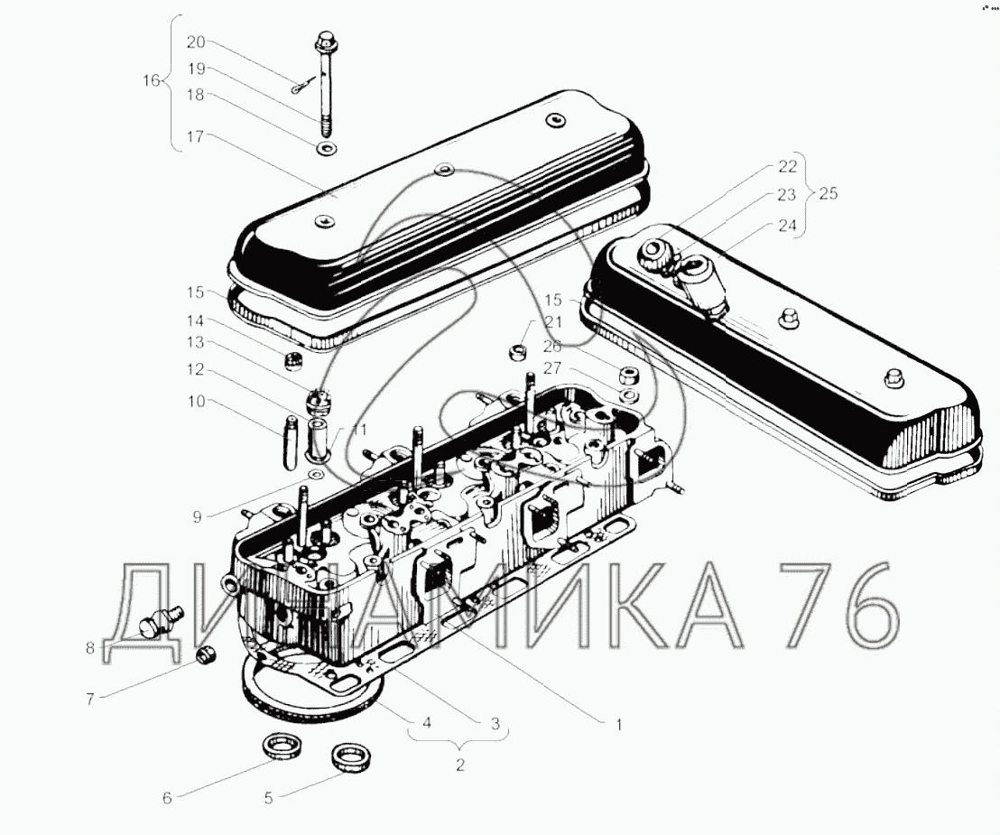 Двигатель ямз 238 каталог запчастей схема