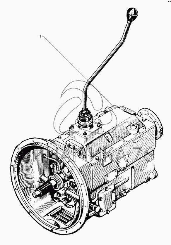 Кпп ямз 236 схема переключения