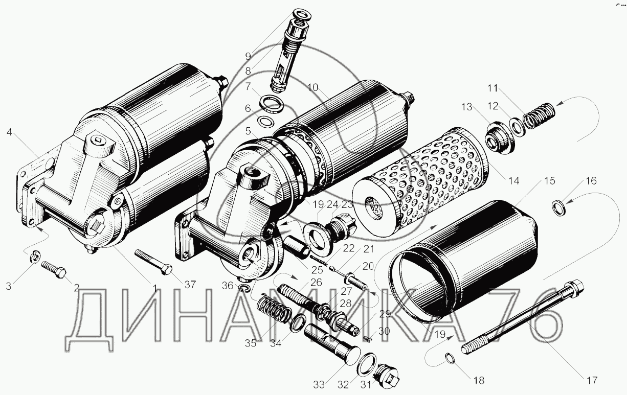 Регулировка сливного клапана центробежного масляного фильтра