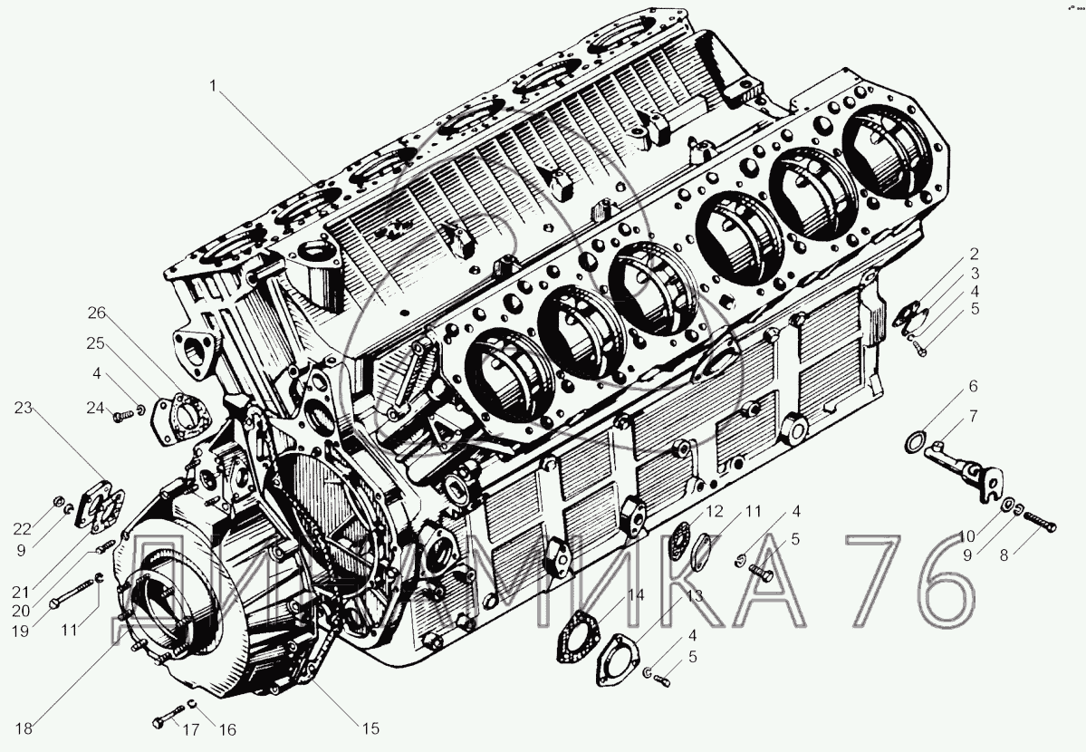 Ямз 240 чертеж