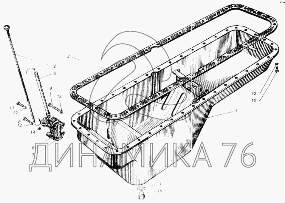 Газ 33098 двигатель ямз как снять поддон