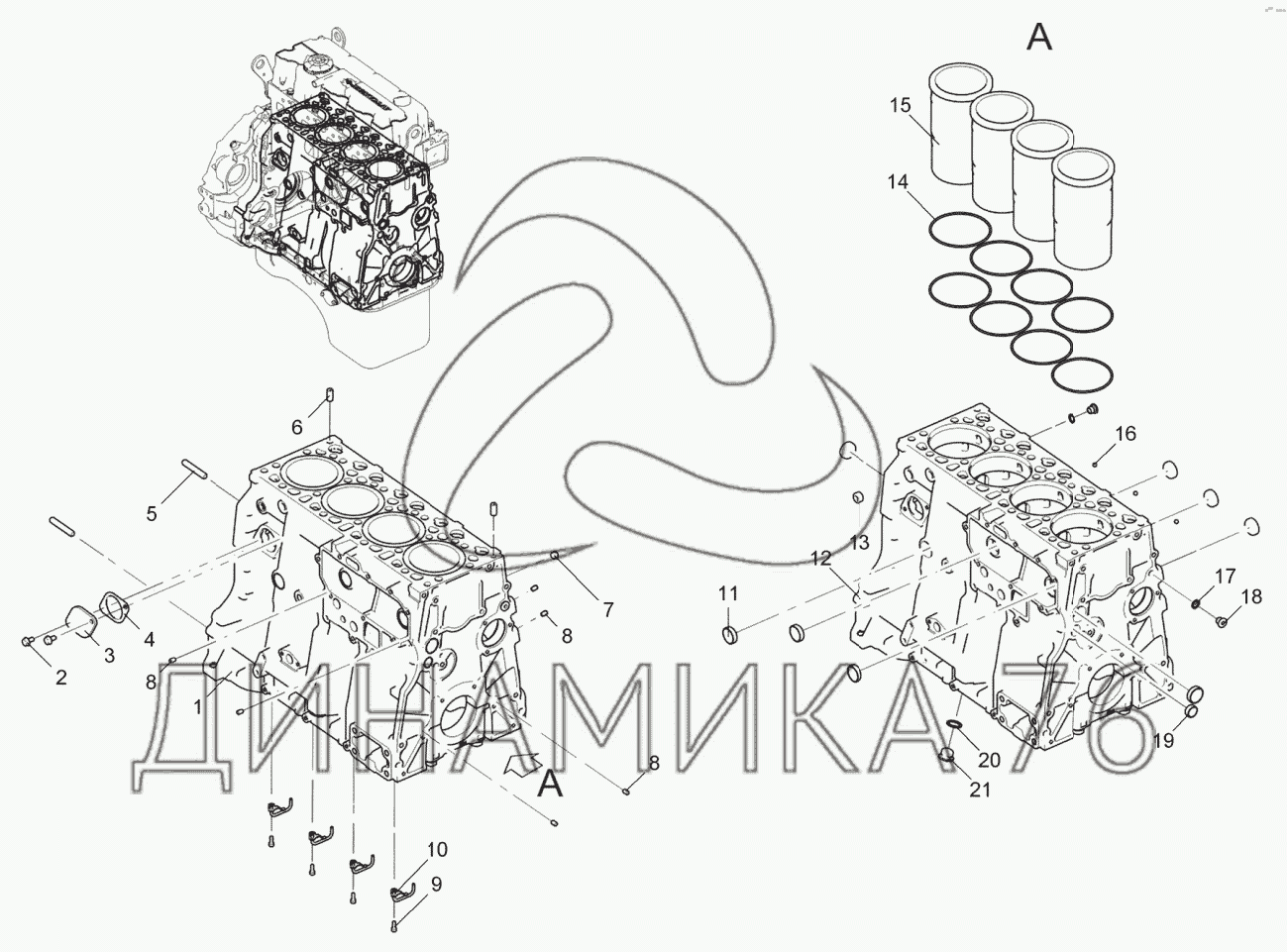 Ямз 534 схема двигателя