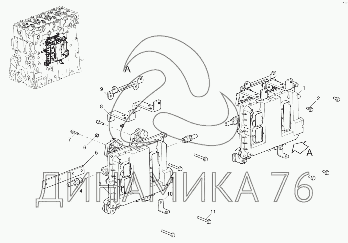 Ямз 534 схема эбу