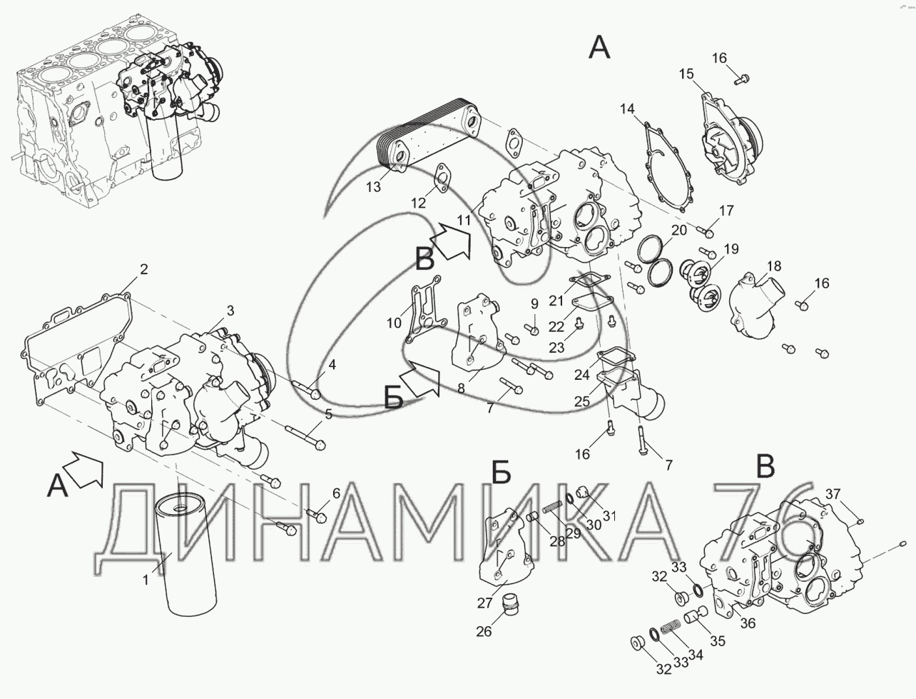 Датчик температуры охлаждающей жидкости ямз 534