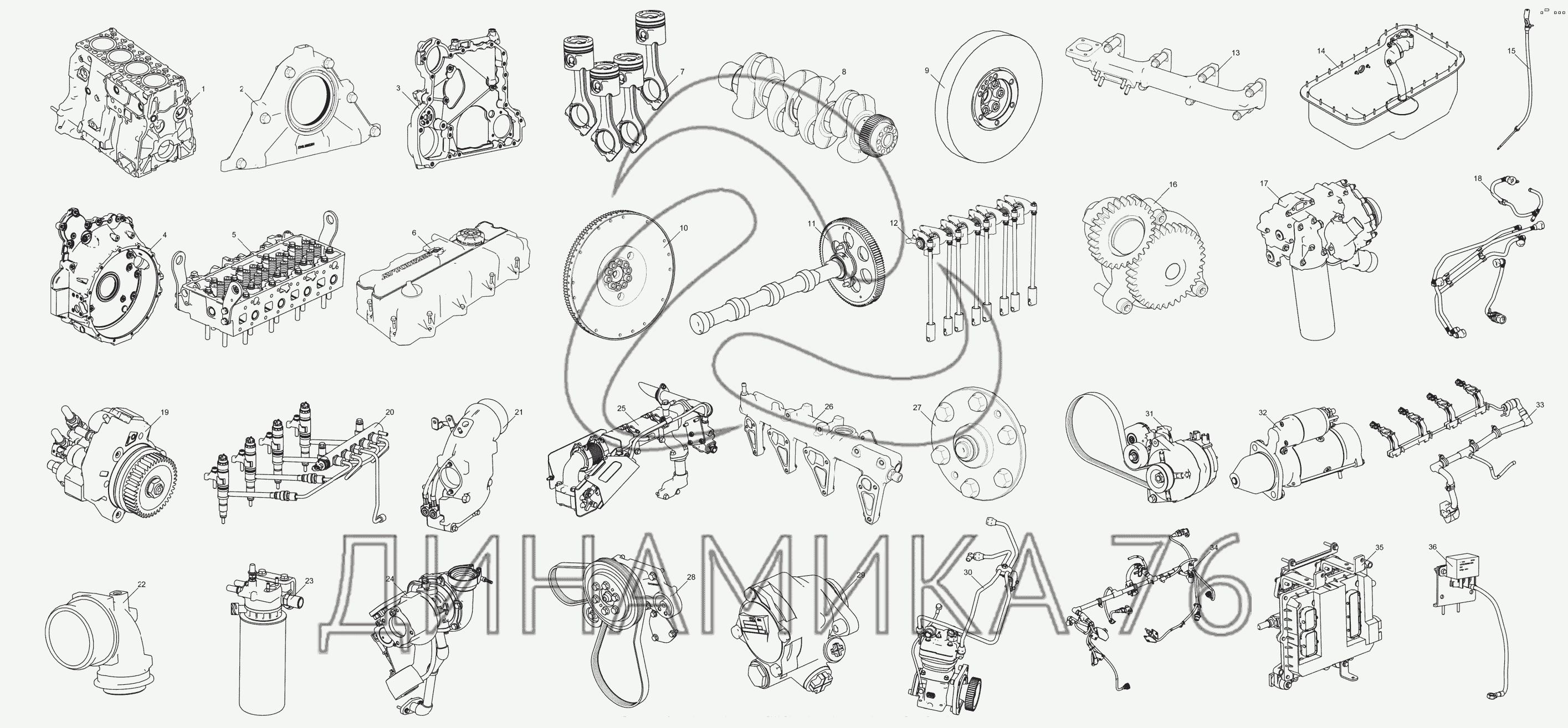 Система смазки ямз 534 схема