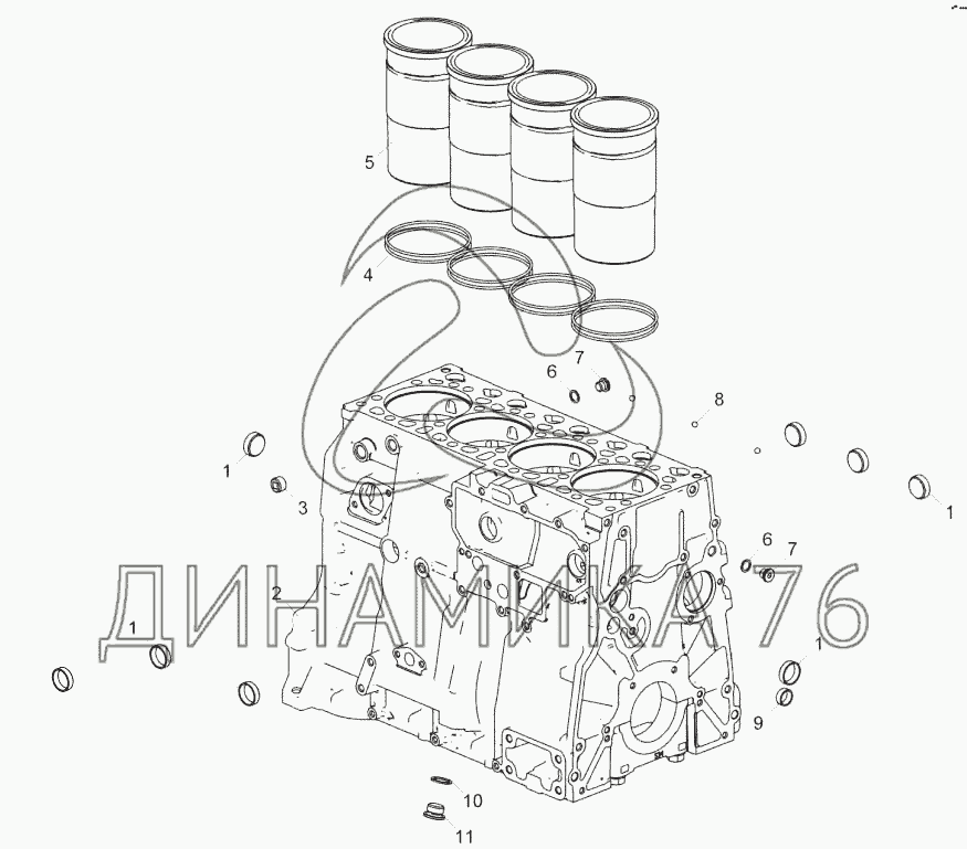 Ямз 534 схема двигателя