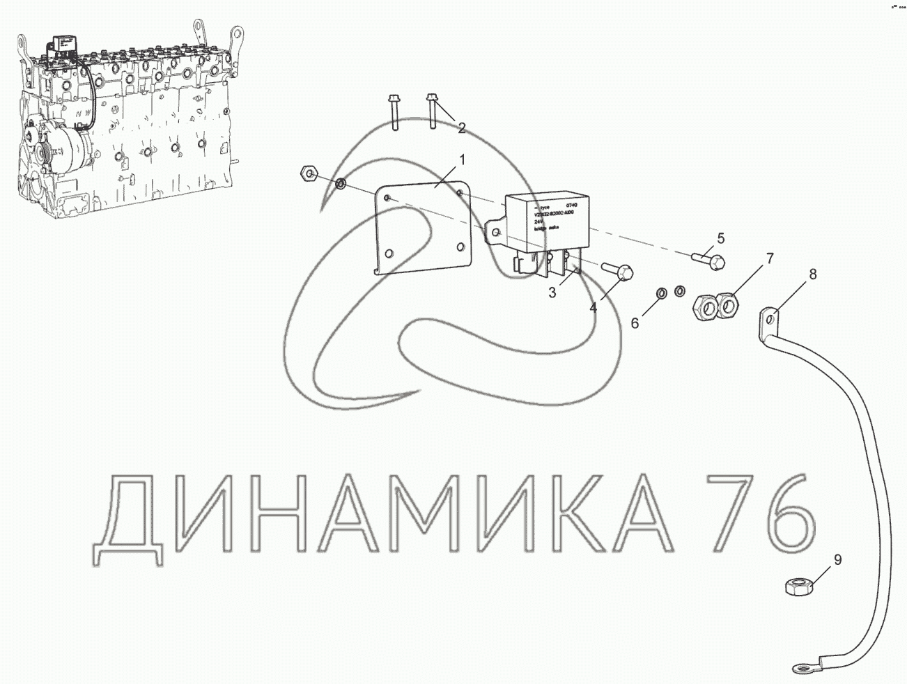 Ямз 536 схема