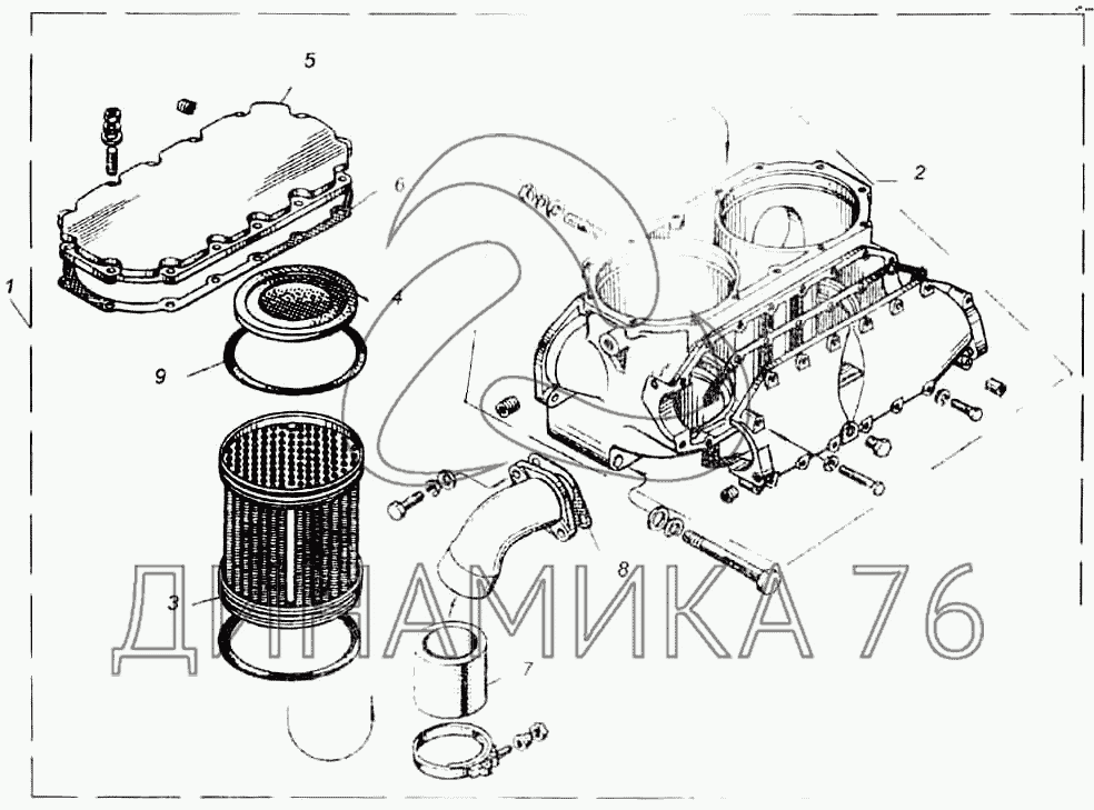 Теплообменник ямз 536 схема