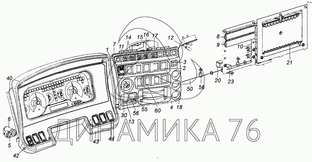 Электрическая схема КамАЗ Евро-2 цветы-шары-ульяновск.рф