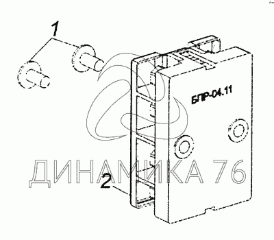Камаз 4308 предохранители и реле 65115-3722002 Установка блока предохранителей на КамАЗ-4308 (Евро 4) - Схема, ка