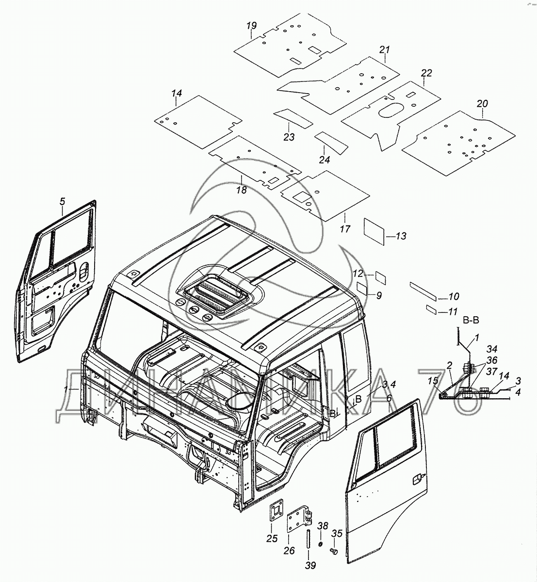 Камаз 4308 схема