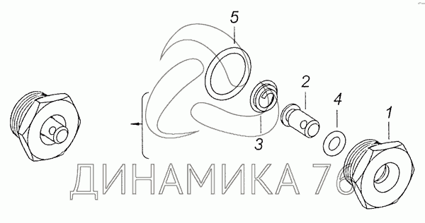 Кран слива конденсата камаз