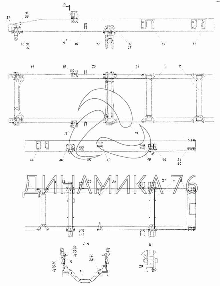 Удлинение рамы камаз 4308