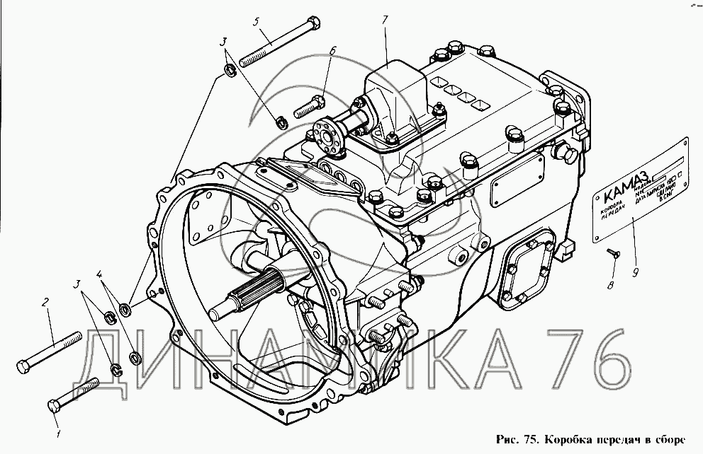 Блок камаз схема
