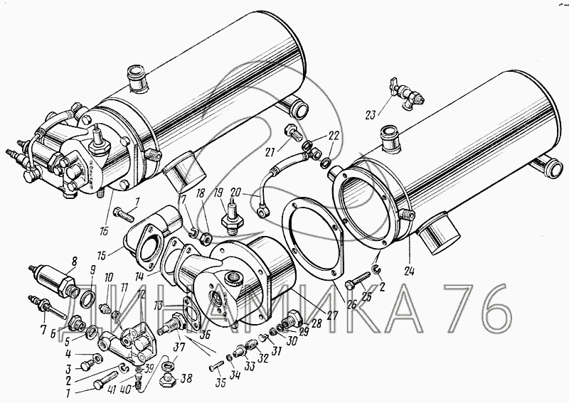 Камаз 43101 схема