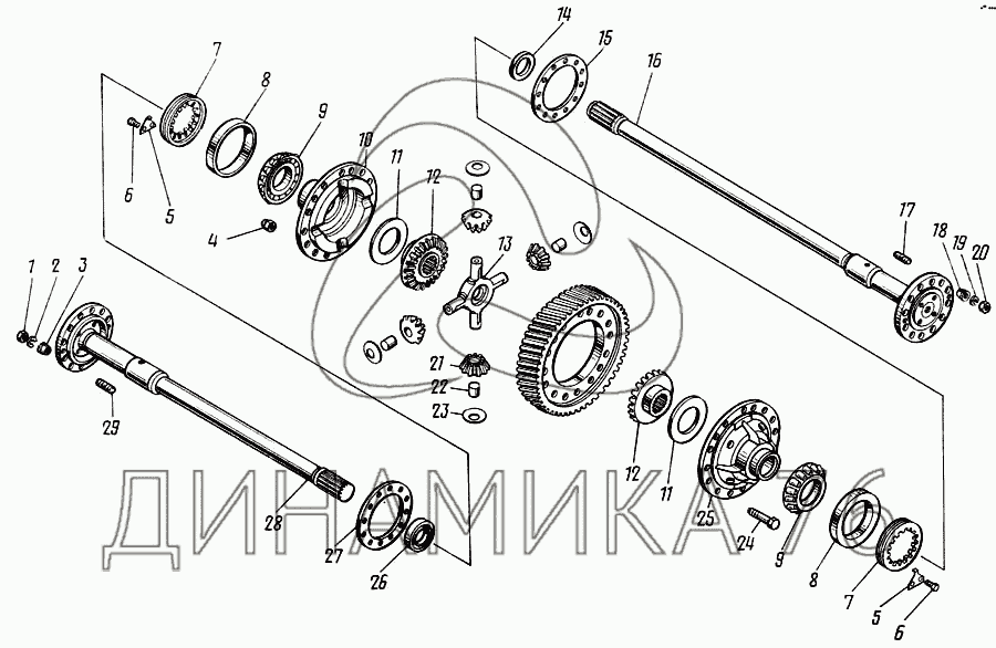 Полуось камаз 4310