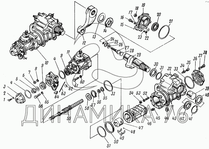 Р/К ГУР 4310 (ремкомплект) г. Набережные Челны 4310-3400020РК