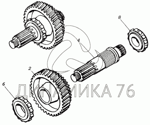 Камаз 43114 коробка