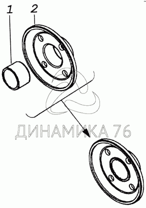 Схема сборки ступицы камаз 43114