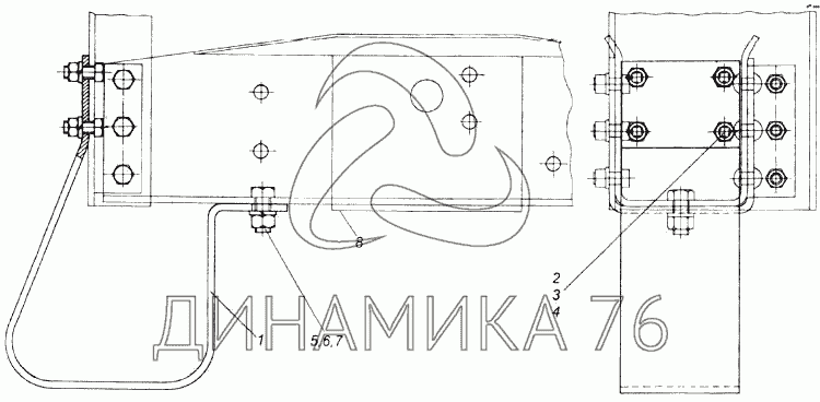 Задняя подвеска КамАЗ | АвтоКАМ