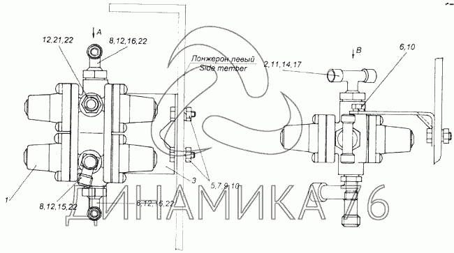 Топливная система камаз 5320