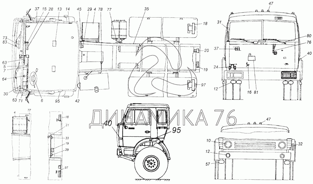 Схема тормозной системы на КАМАЗ | новости СпецМаш