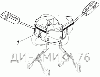 Распиновка подрулевого переключателя камаз