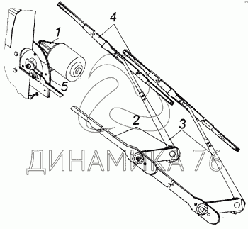 Схема стеклоочистителя камаз 43118