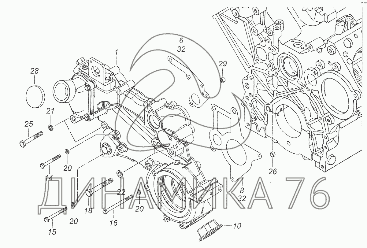 Система охлаждения камаз 5350 схема