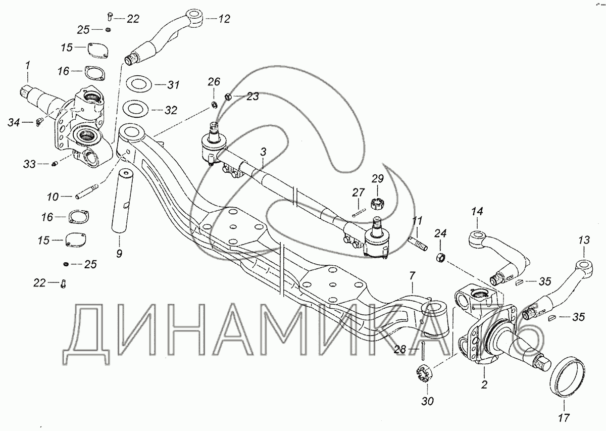 Ось Передняя Камаз Купить