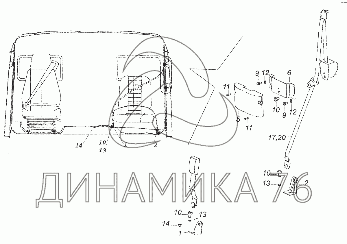 Электрическая схема камаз 54115