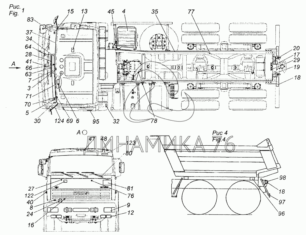 4308-3859001-41 Установка электрооборудования АБС на КамАЗ-4308 (2008)