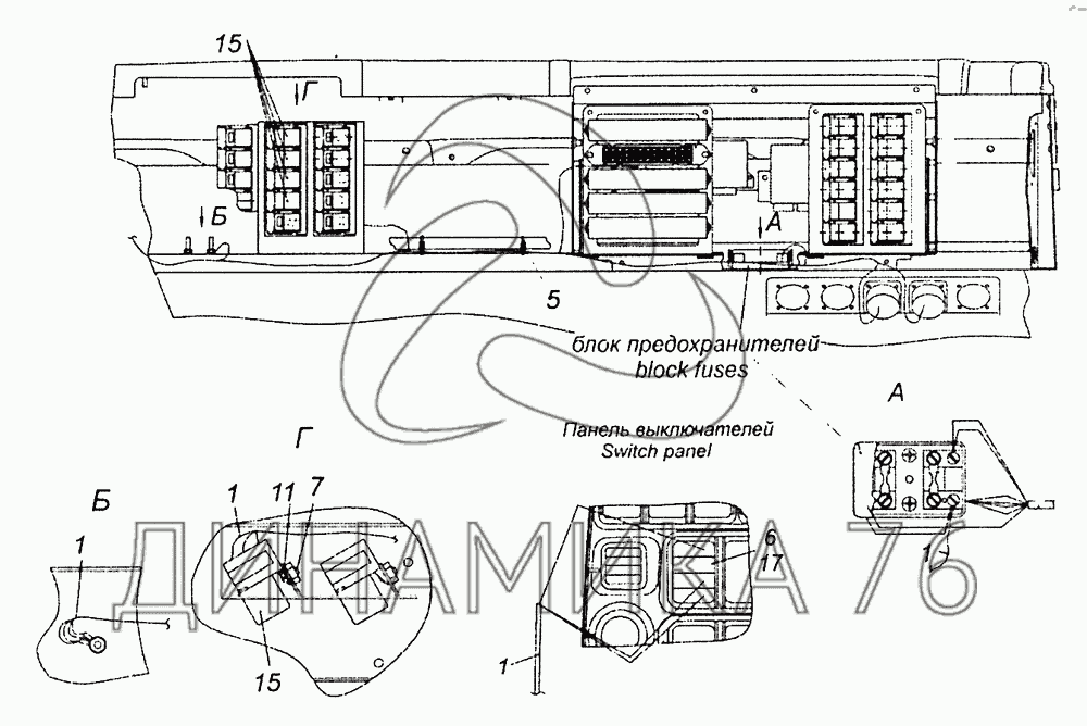 Описание индикаторов на панели приборов КАМАЗ (, и ): комбинация и ремонт