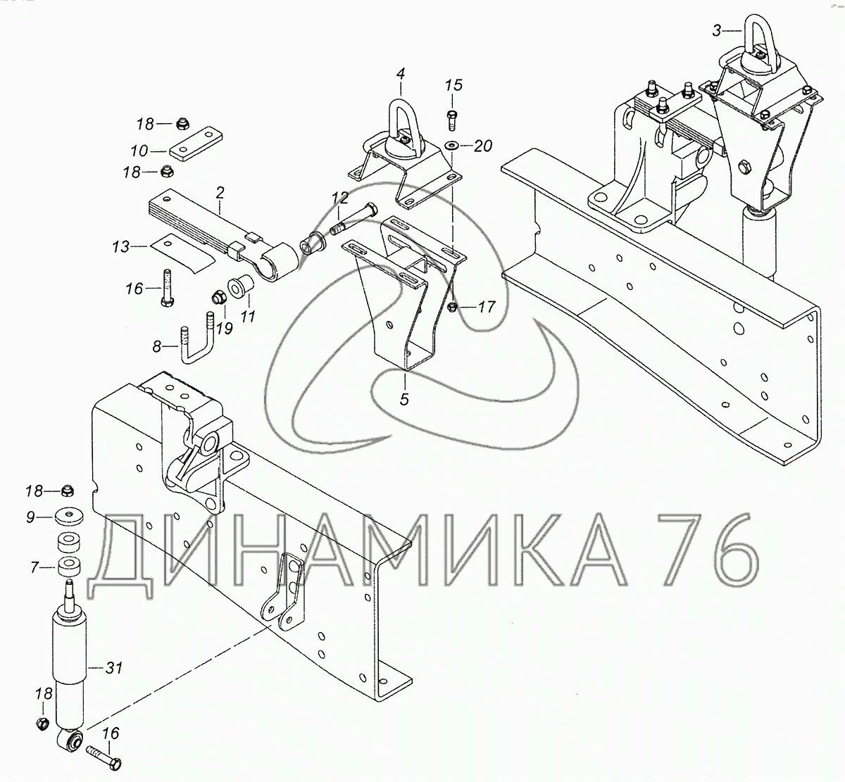 Камаз 43253 схема кпп