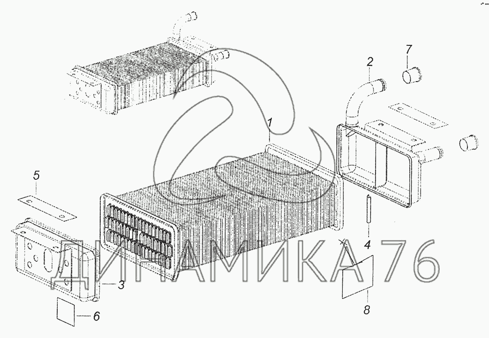 Камаз схема печки