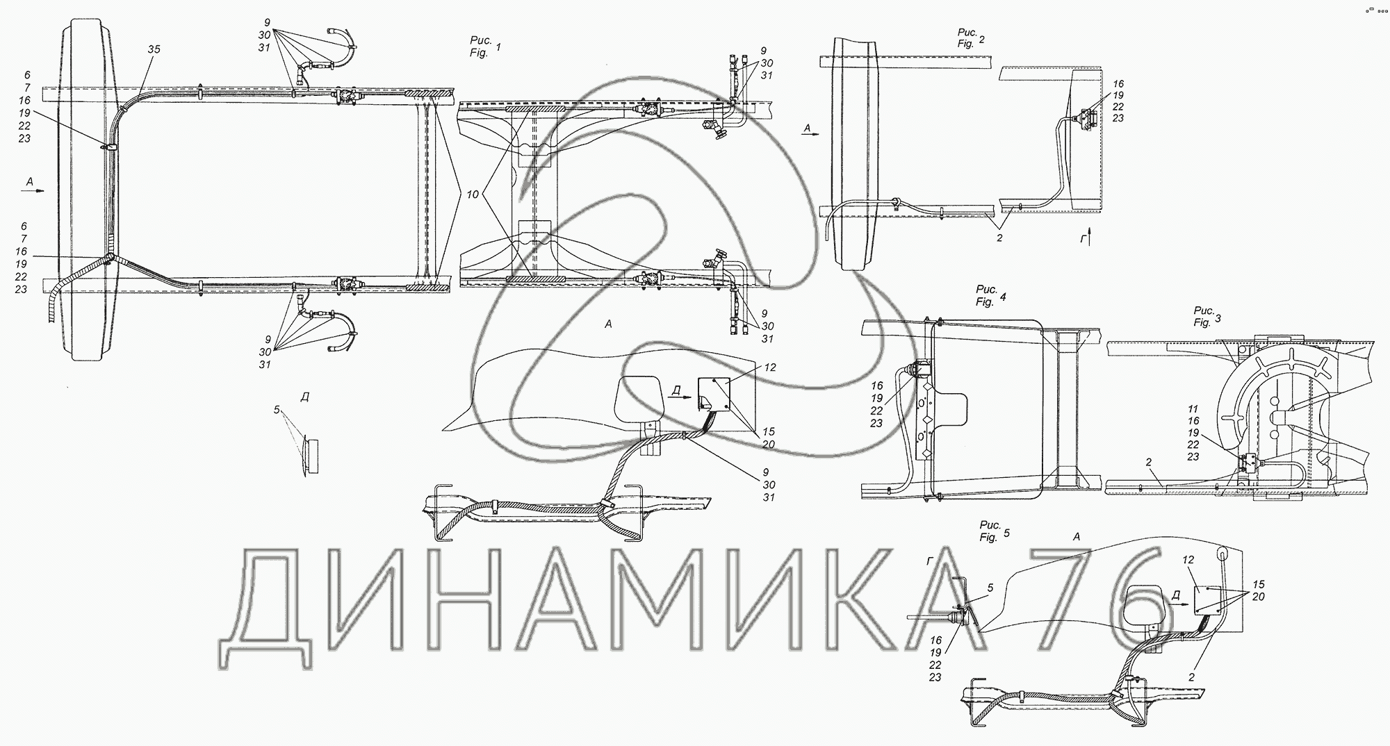 КАМАЗ 53215 (6×4) пожарный автомобиль