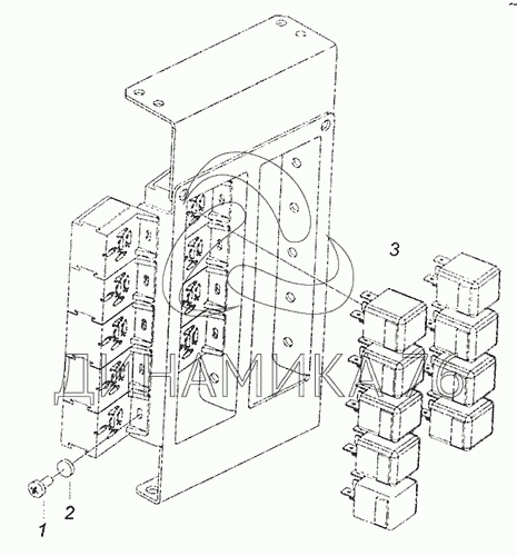 Схема реле и предохранителей камаз евро 3