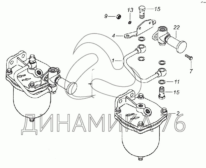 Фильтр грубой очистки камаз старого образца