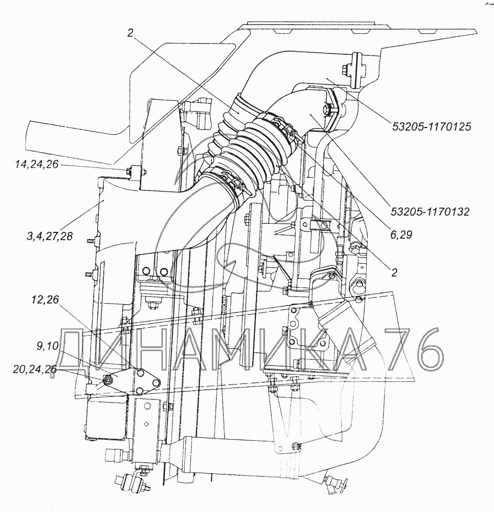 система охлаждения камаз евро 4