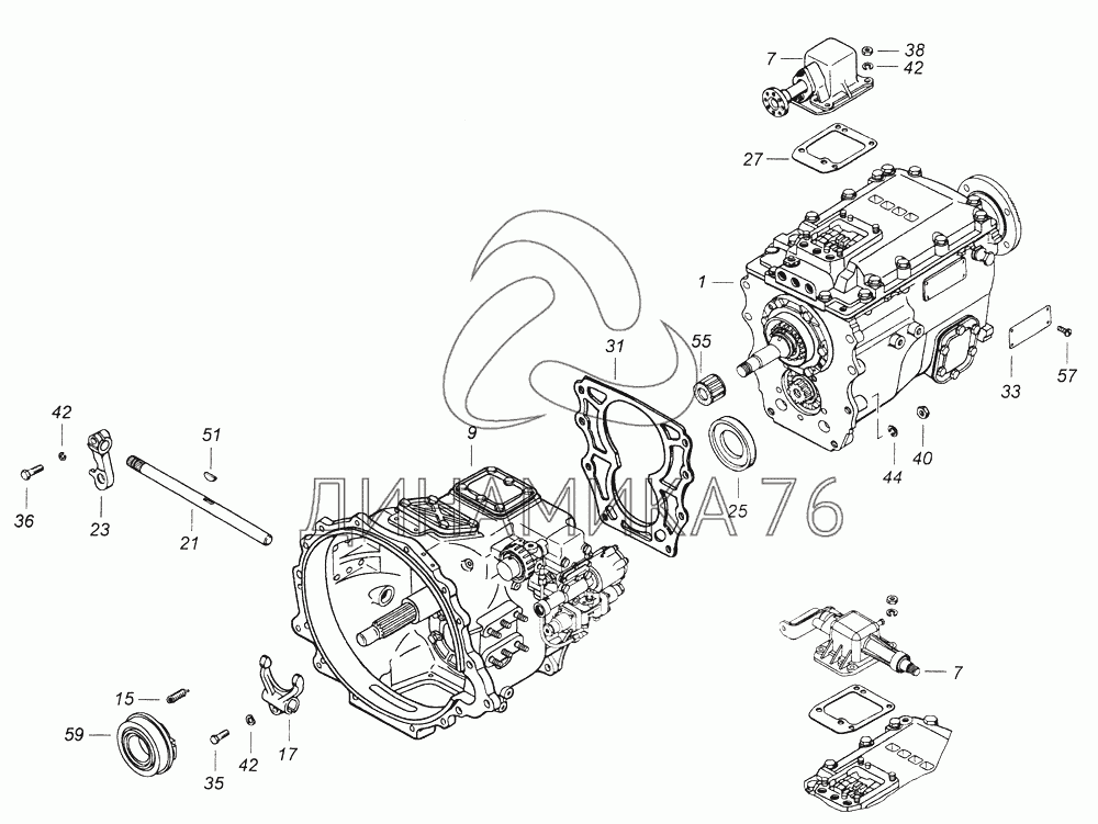Разбираем коробку передач для МАЗ