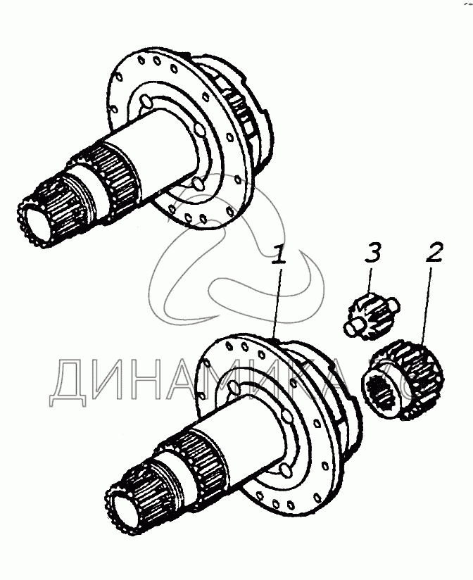 Раздатка камаз 43114 схема