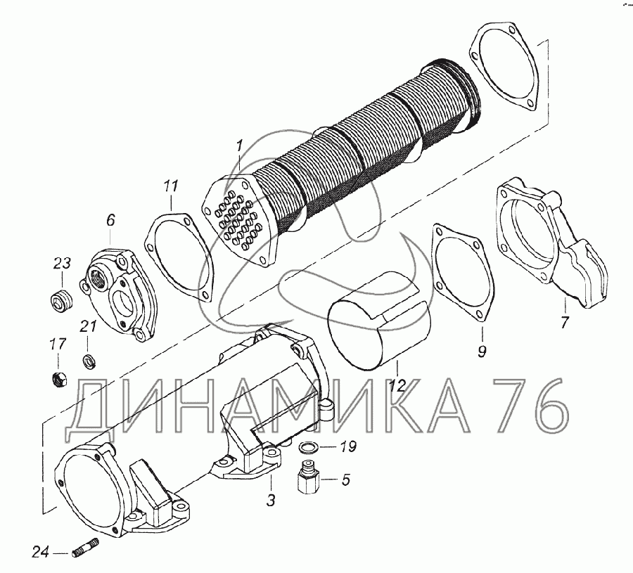 Масляный фильтр камаз 740 схема