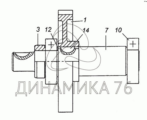 Шестерня привода тнвд камаз 740 схема