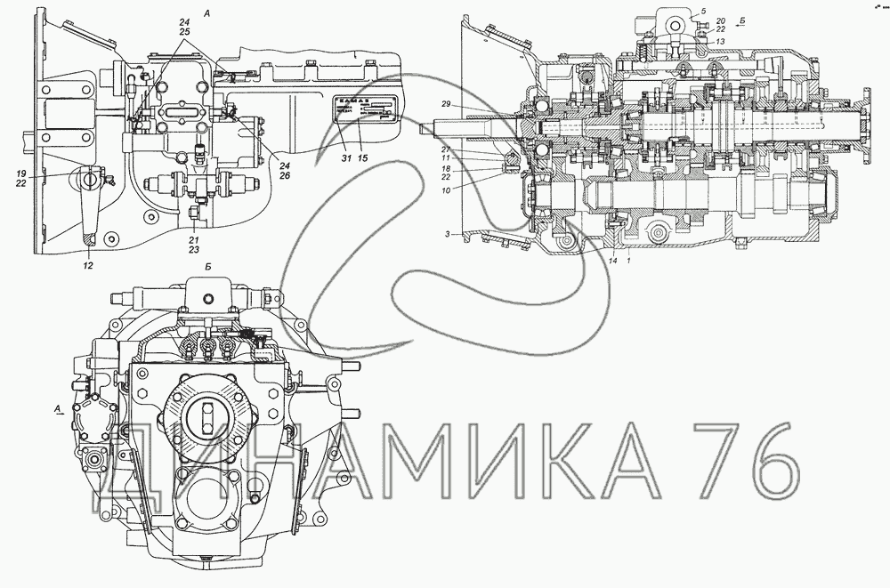 53501 камаз схема