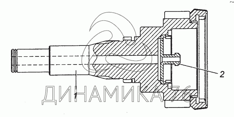 Первичный вал кпп камаз 154 схема