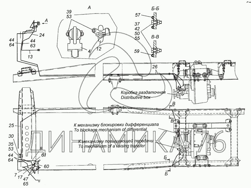 Схема кпп камаз 43114