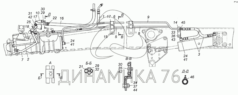 Камаз 63501 схема