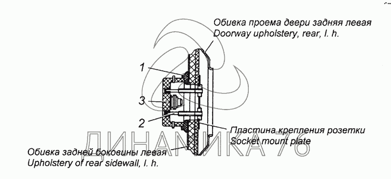 Пластина для крепления розетки